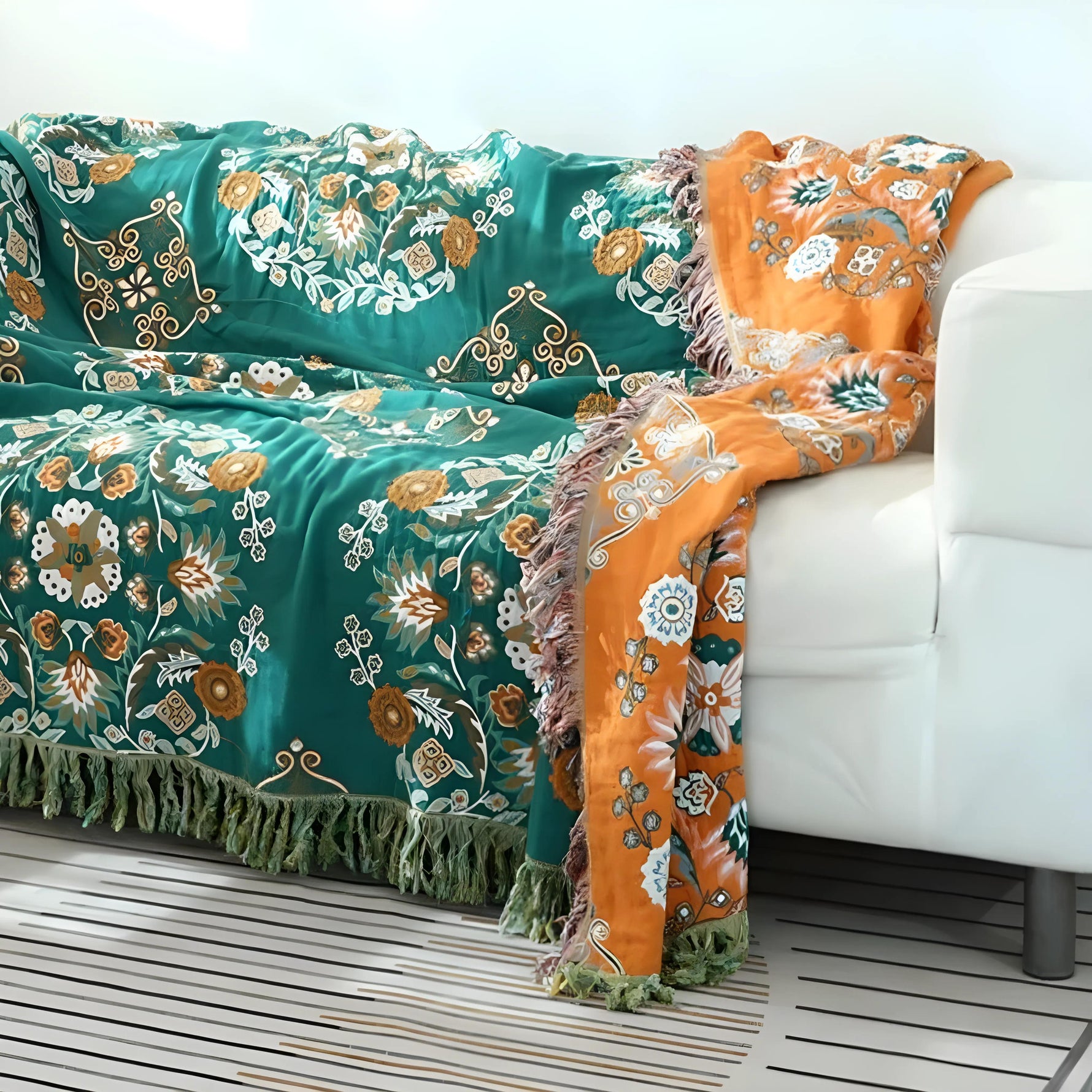 Luxurious Cotton Blanket for Stylish Comfort