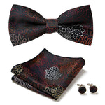 Elegant set with stylish bow ties and accessories