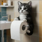 Katzenfreundlicher Toilettenpapierhalter für Ihr Bad