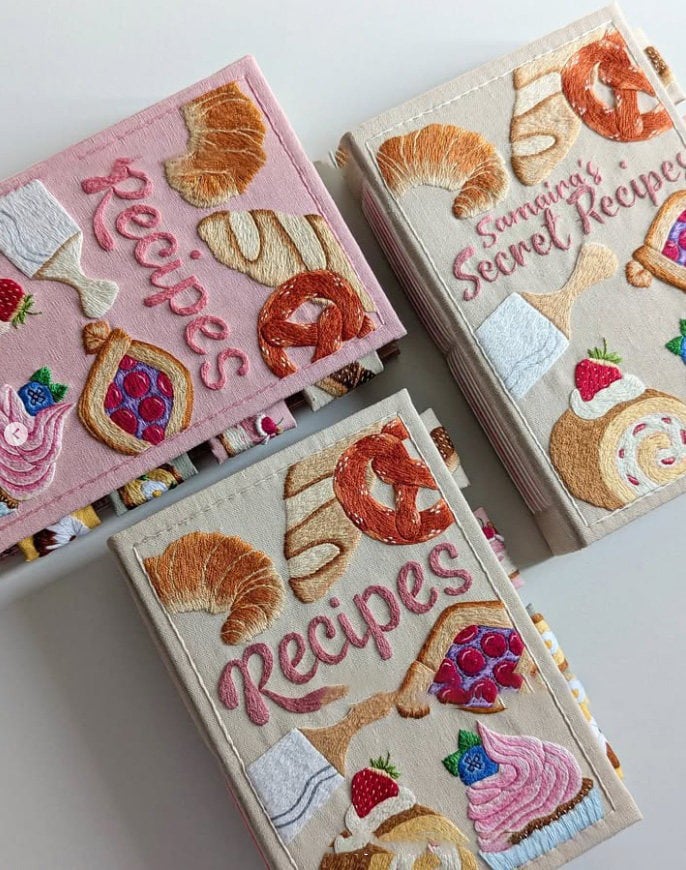 Kreatives Rezeptbuch | Handgefertigtes Erinnerungsstück