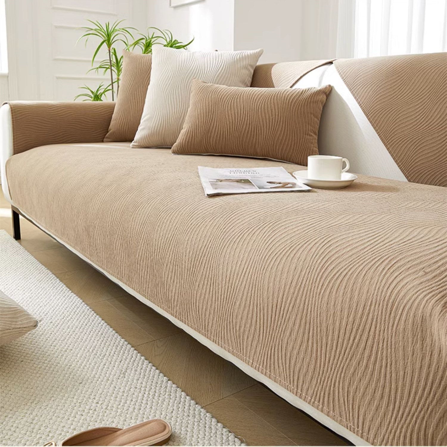 Stylish Chenille Sofa Covers for a Fresh Ambiance