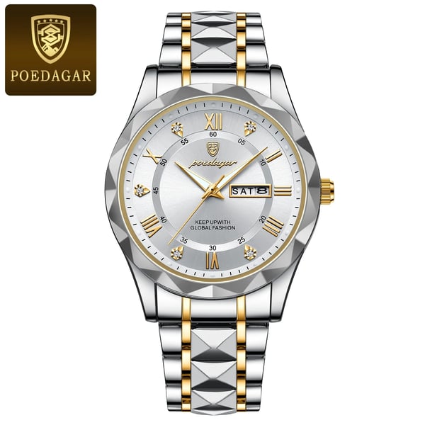 Elegante Herrenarmbanduhr mit präziser Quarztechnologie