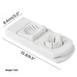 Multifunktionales Küchengerät aus Edelstahl – 2in1 Eier Schneider und Würfler