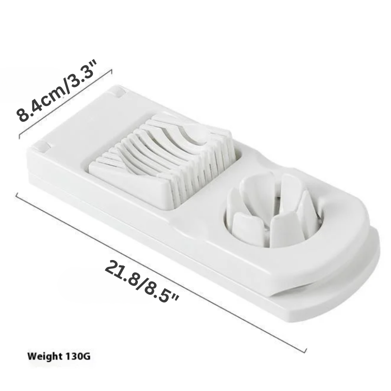 Multifunktionales Küchengerät aus Edelstahl – 2in1 Eier Schneider und Würfler