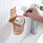 Zahnbürstenhalter Becher zur Wandmontage