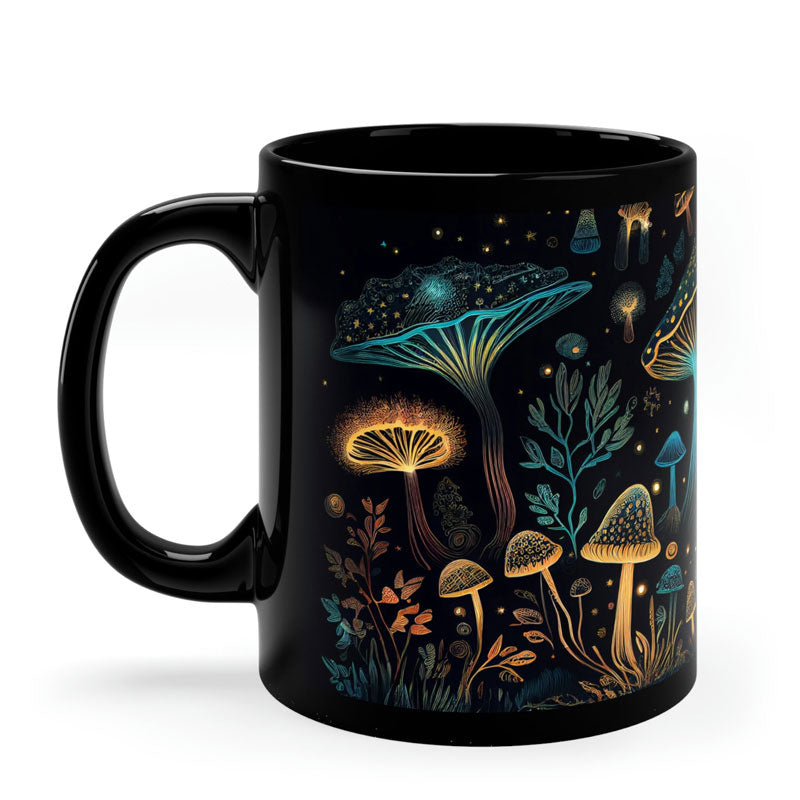 Luminara | Bezaubernde Tasse mit Leuchtpilzen