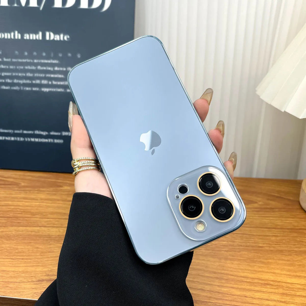 SlimFit Frosted Acrylic Protective Case for iPhone 15