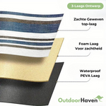 OutdoorEnjoyment Picnic Blanket | Water-Repellent & Padded | Foldable with Carry Handle | 150×200 cm