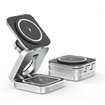 Vielseitige 3-in-1 Zusammenklappbare Wireless-Ladestation