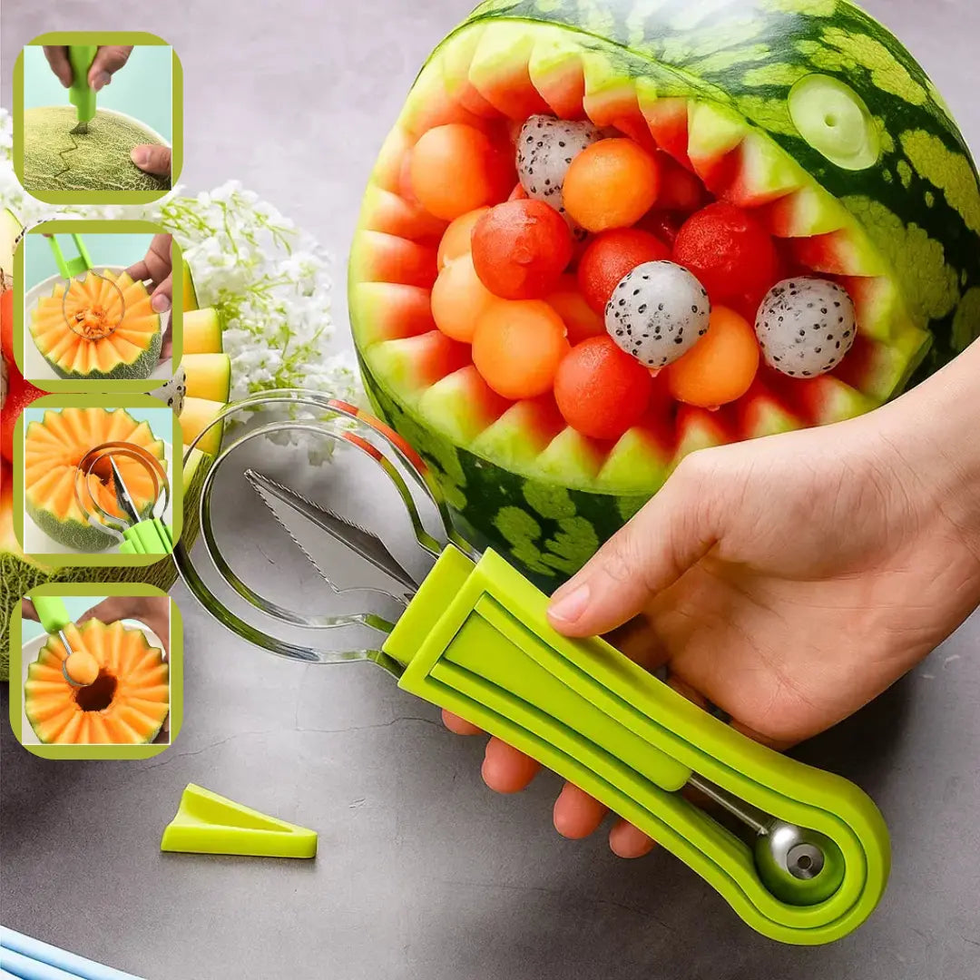 3-in-1 Obstschneider für kreative Küchenhelfer