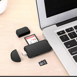 Vielseitiger 3-in-1 Kartenleser für unterwegs | ByteConnect