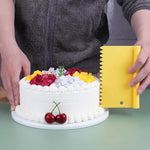 Vielseitiges 3-in-1 Edelstahl Teigwerkzeug Set für die Küche