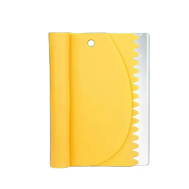 Vielseitiges 3-in-1 Edelstahl Teigwerkzeug Set für die Küche