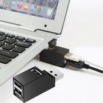 Kompakter 3-Port USB-Hub für vielseitige Nutzung