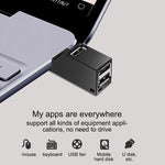 Kompakter 3-Port USB-Hub für vielseitige Nutzung