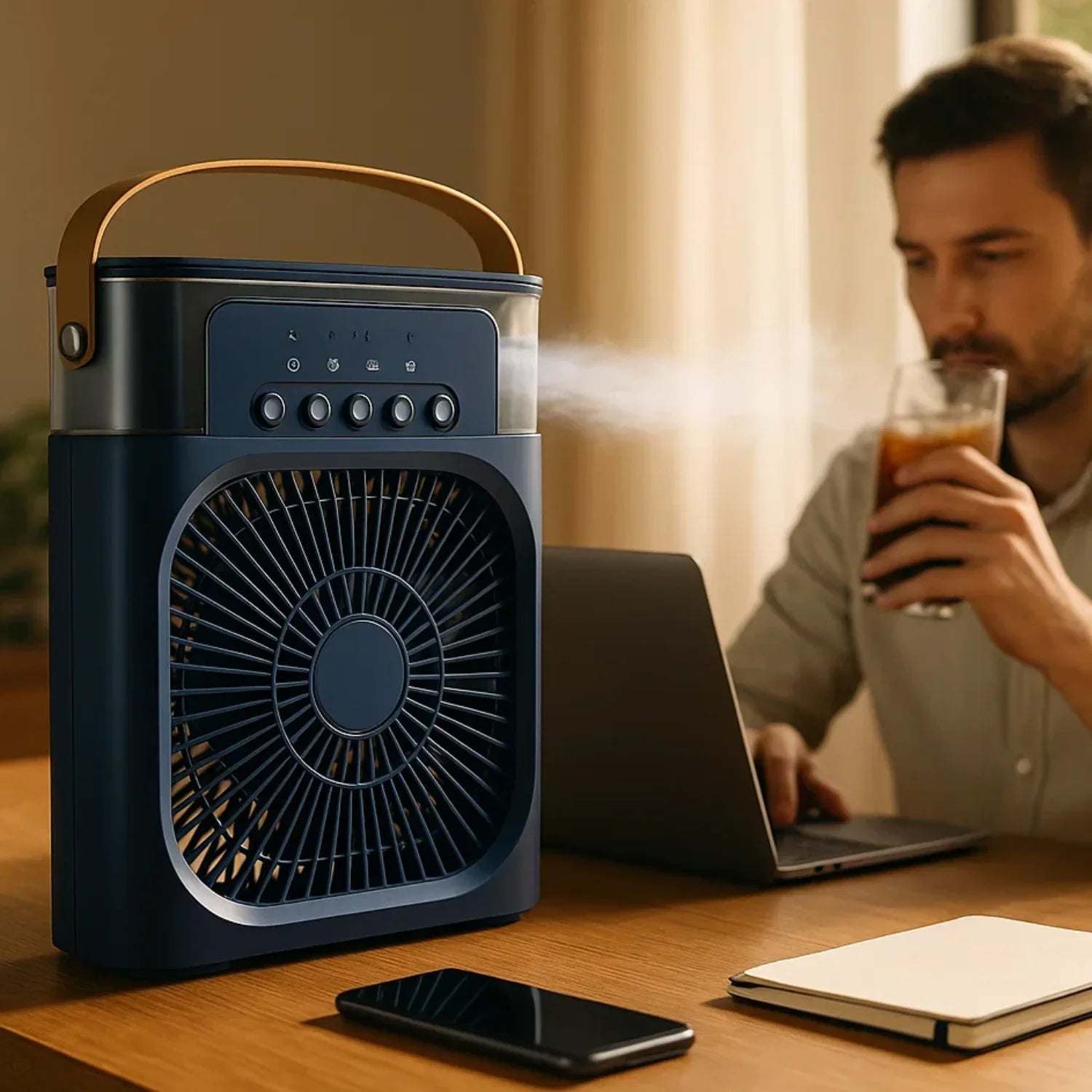 Multifunktionaler Klimagerät - Luftbefeuchter und Ventilator