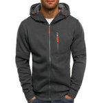 Vielseitige Herren Hoodie-Weste mit praktischem Reißverschluss