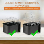 3-stufiges Edelstahl-Rost für optimalen Garraum