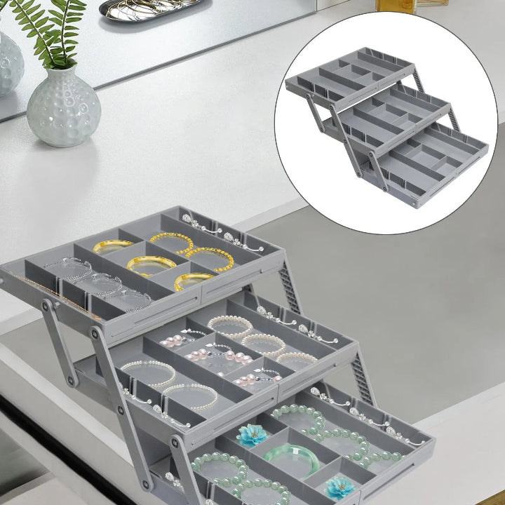 Platzsparender 3-stufiger Schubladenorganizer – Flexibel und Praktisch