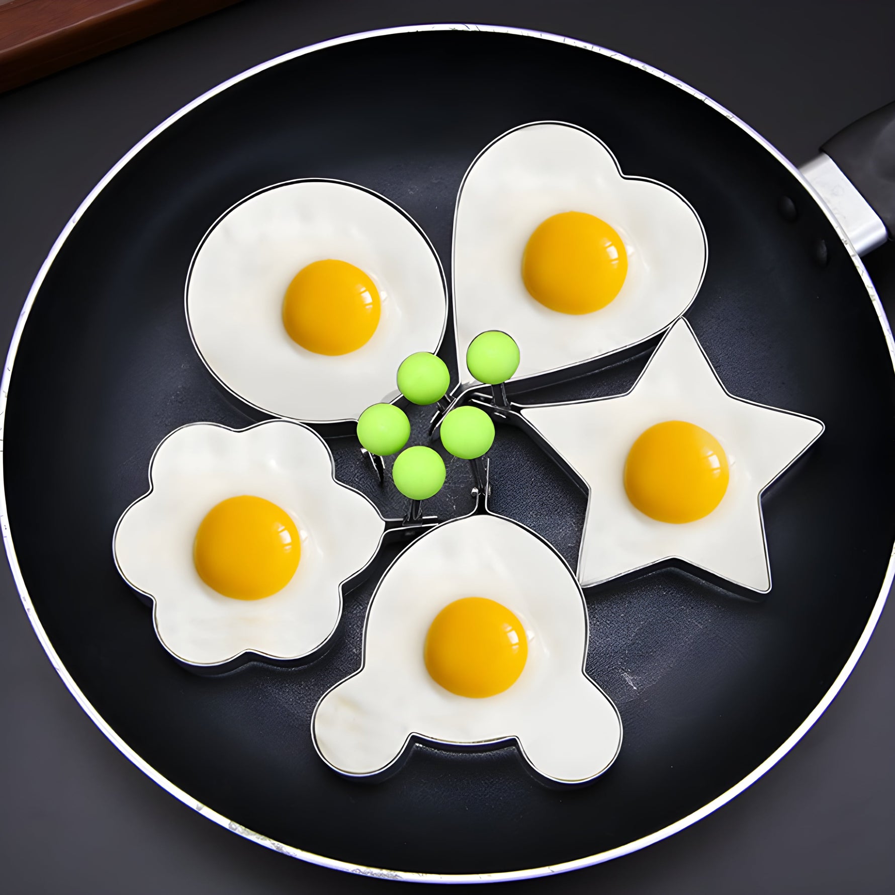 Egg Magic | Stainless Steel Rings for Creative Breakfast Delights
