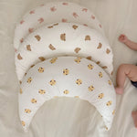 Kuschelkissen in Mondform für Babys – sanftes Schlafkissen