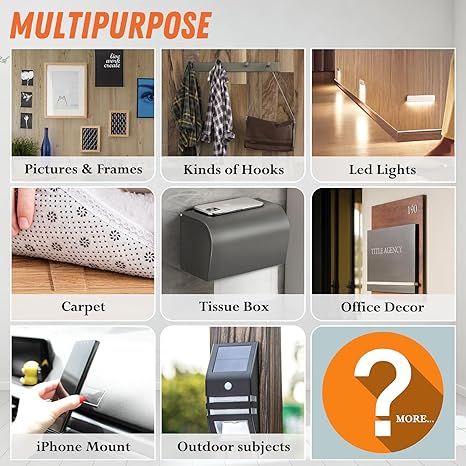 Powerful Double-Sided Adhesive Tape | Transparent and Strong