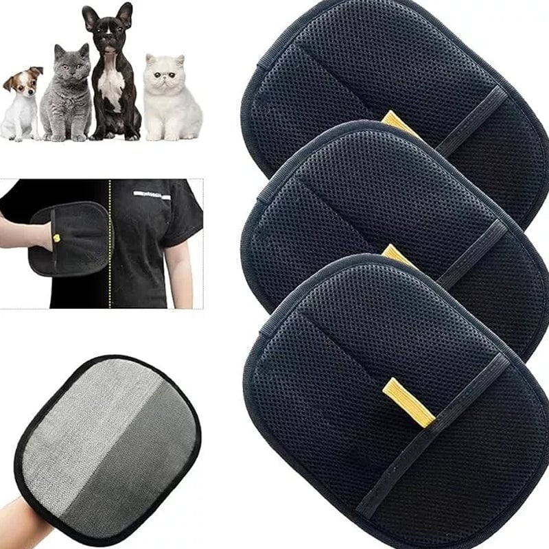 Doppelseitige Tierpflege-Handschuhe zur Fellpflege