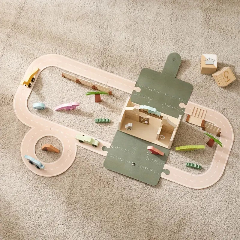 Holzspielset Dino-Park – Prähistorischer Spielspaß für Kinder