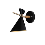Elegante Wandleuchte mit Hornförmigem Schirm – Stilvolle Wandlampe für Gemütliche Räume