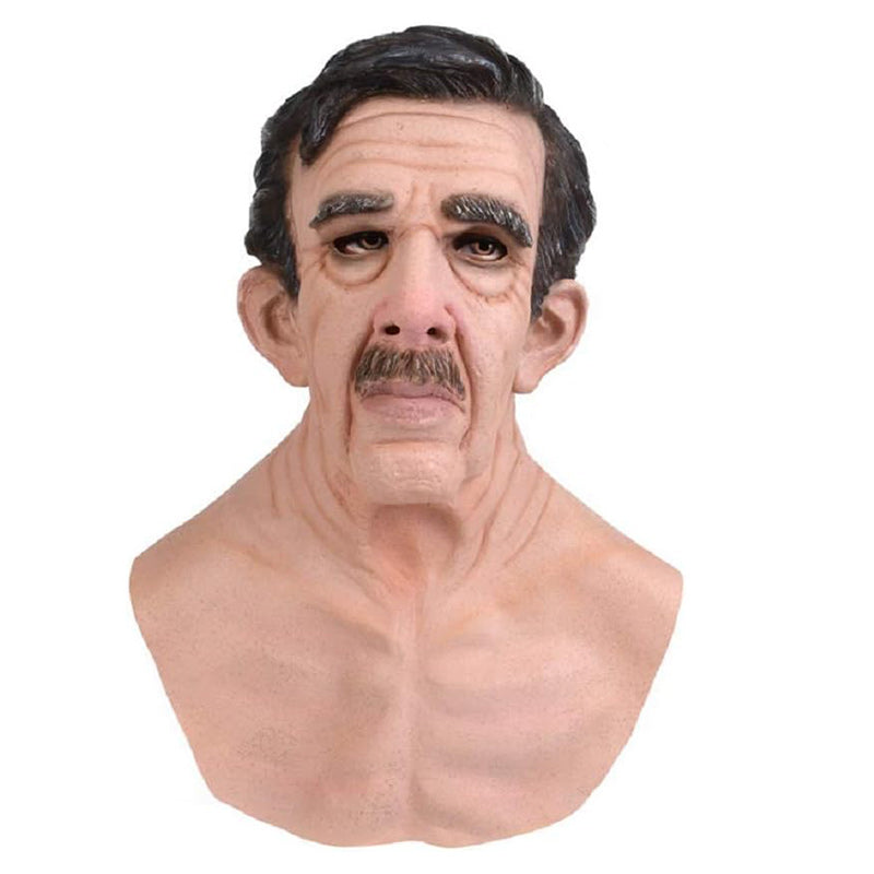 Gruseliger Halloween-Latexmaske für schaurige Kostüme