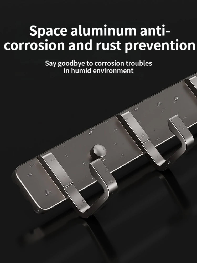 Elegant aluminum wall and door hooks for every room