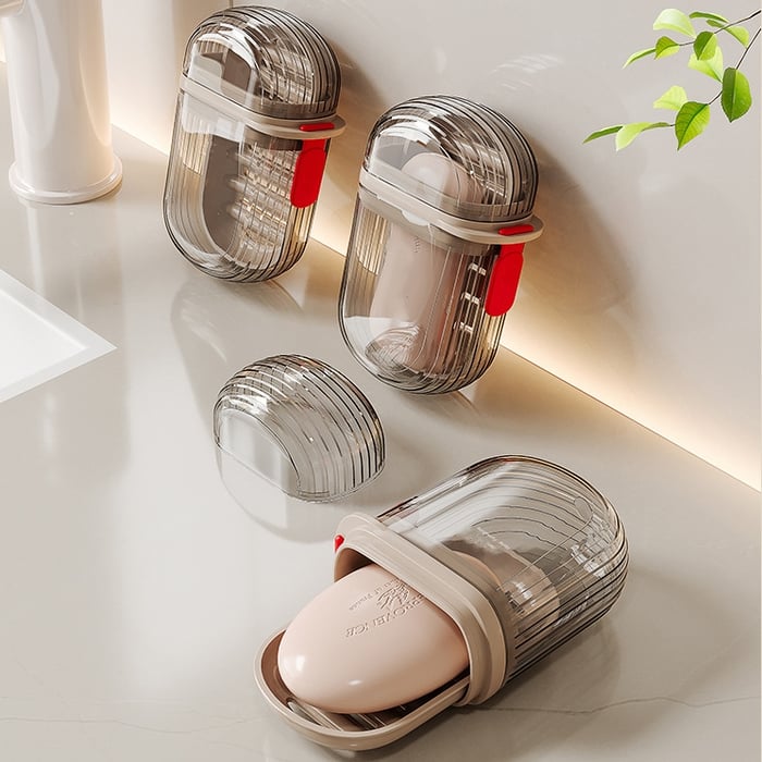 SoapSafe – Your soap stays dry and clean on the go