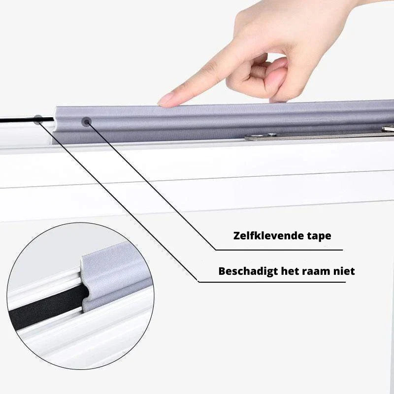 Selbstklebendes Dichtungsband für Türen – Zugluftstopper, 2 m