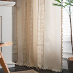 Elegantes Beiges Lichtfilter-Vorhangset für Stil und Komfort