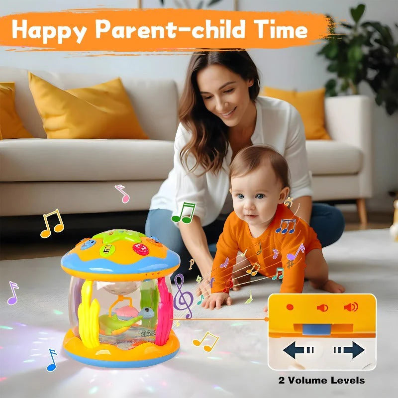 Fantasievolles Nachtlicht-Projektor für Babys mit Musik