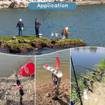 Fischrutenhalter mit Bissensor für Strand und Ufer
