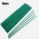 BambooPro Plant Supports 40 cm | Set of 10 | Green | Stability for Your Garden