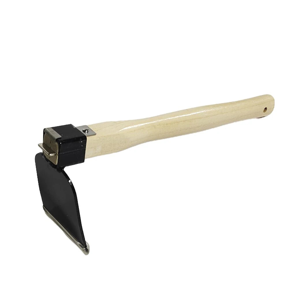 Efficient Garden Rake with 5 Tines | Compact Mini Hoe | High-Quality Steel | Ergonomic Handle | 38 × 21 × 8.5 cm