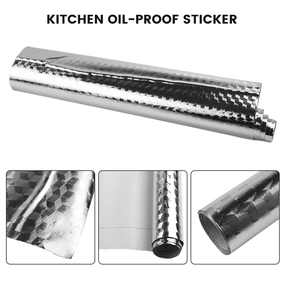 KüchenSchutzfolie | Selbstklebend | Hitzebeständige Aluminiumfolie für den perfekten Schutz