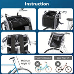 Expandable Pet Basket for Bikes – Comfortable and Safe for Small Companions