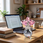 Ewige Eleganz - Strahlende Kristallblume für Ihr Zuhause