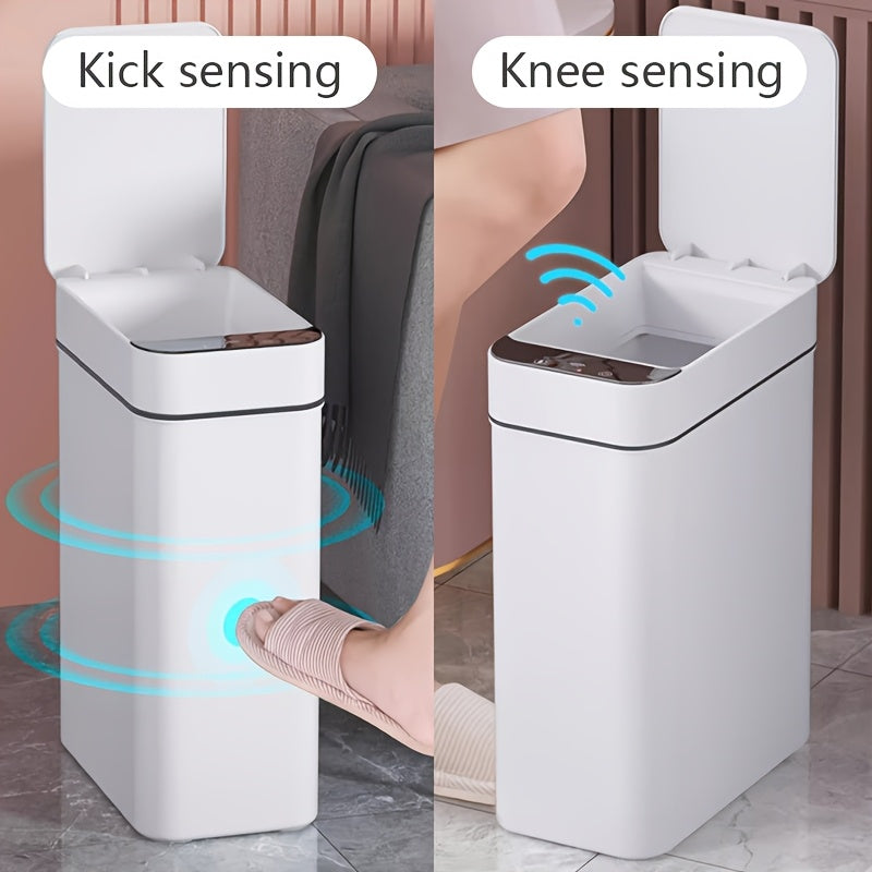 Set mit 2 intelligenten Sensor-Mülleimern – berührungslos und kompakt (schwarz)