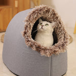 Thermal Cave Bed for Pets | Cozy Retreat