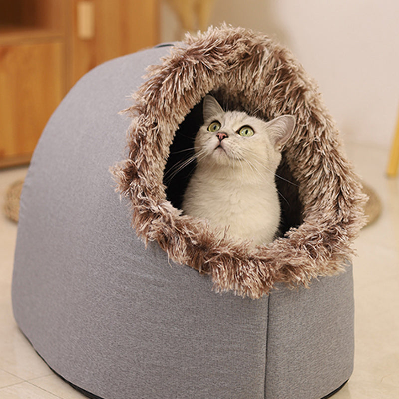 Thermal Cave Bed for Pets | Cozy Retreat