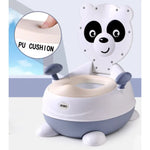 Kindertöpfchen in Panda-Design – Weiches Baby-Töpfchen mit PU-Sitz