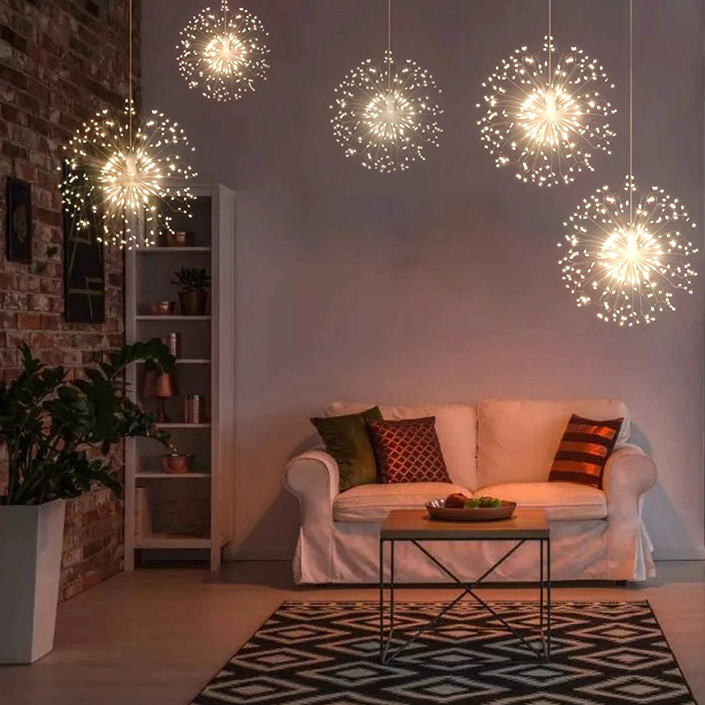 Funkelnde LED-Lichterkette Glanzzauber | 150/200 LEDs | 8 Modi mit Fernbedienung | Wetterfest | Warmweiß, Kaltweiß, Bunt oder Blau
