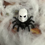 Gruselige Halloween-Dekoration – Spinnenrücken Ornament mit Kerzen und Augen