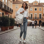 Sicherer und Eleganter Lederrucksack für Unterwegs