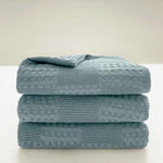 Ecoviva Waffle Blanket | 100% Sustainable Cotton | Stylish & Breathable
