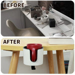 Practical 2-in-1 Drink and Headphone Holder for Desks